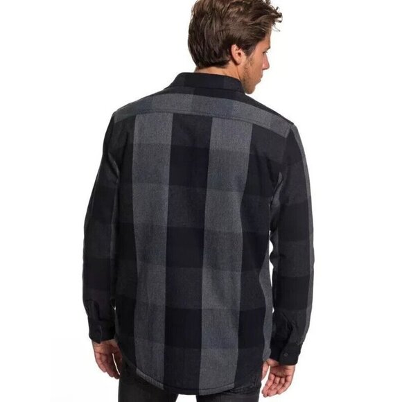 QuikSilver Men's Miho Stones SHERPA Long Sleeve Over Shirt Size M - Picture 13 of 16